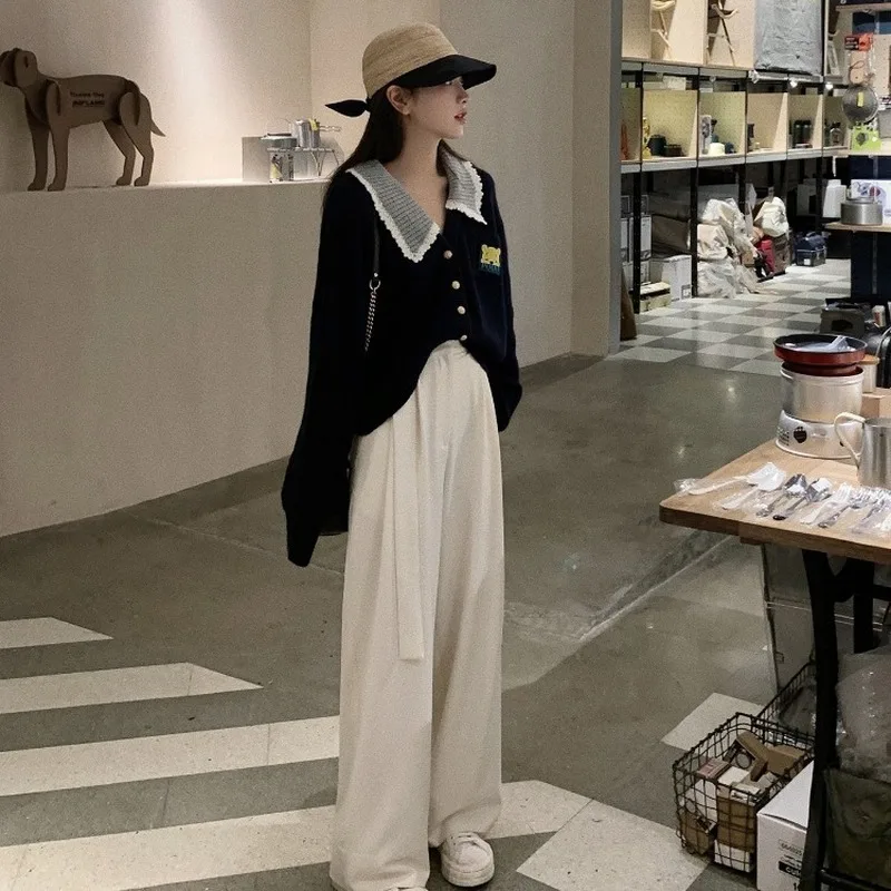 

Ancient spirits can be salt can be sweet 2020 autumn and winter lapel comes with cute halo goddess cardigan sweater jacket