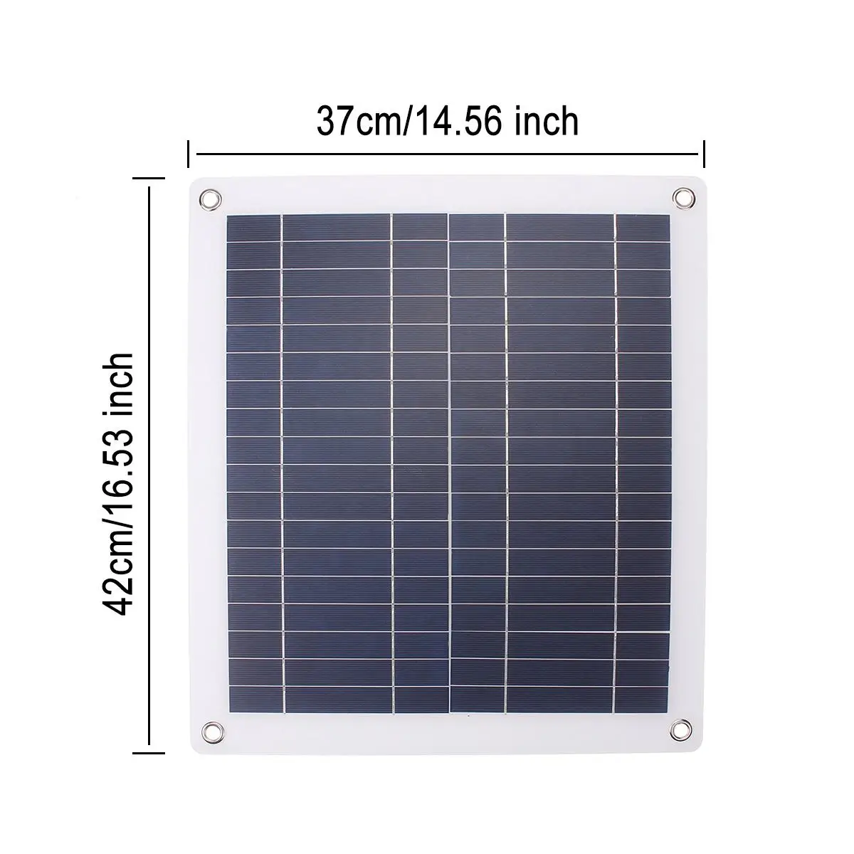 Солнечная панель 75 Вт с двойным выходом USB полисолнечная 30 А контроллер для