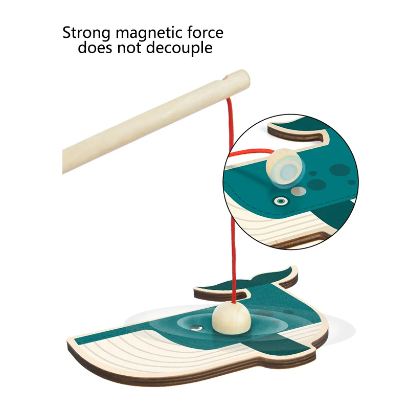 MiDeer детский набор игрушек для улицы рыбалка магнитная сила пазл 2Y + блоки