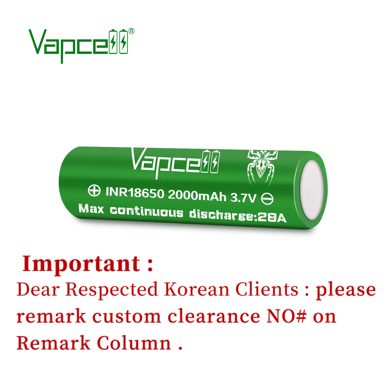 Аккумуляторы Vapcell 18650 2000 мА ч 28A beat VTC4/VTC4A/20R/HD2/HD4/18650RX литий-ионные | Электроника