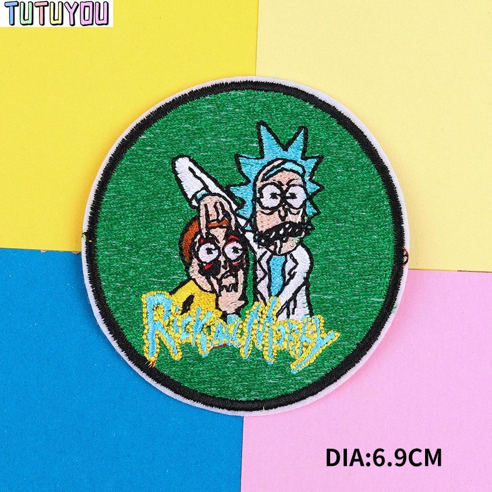 

PC2028 Cartoon Sticker For Clothing Applications Patches On Clothes Iron Embroidered Patch For Backpack Badge