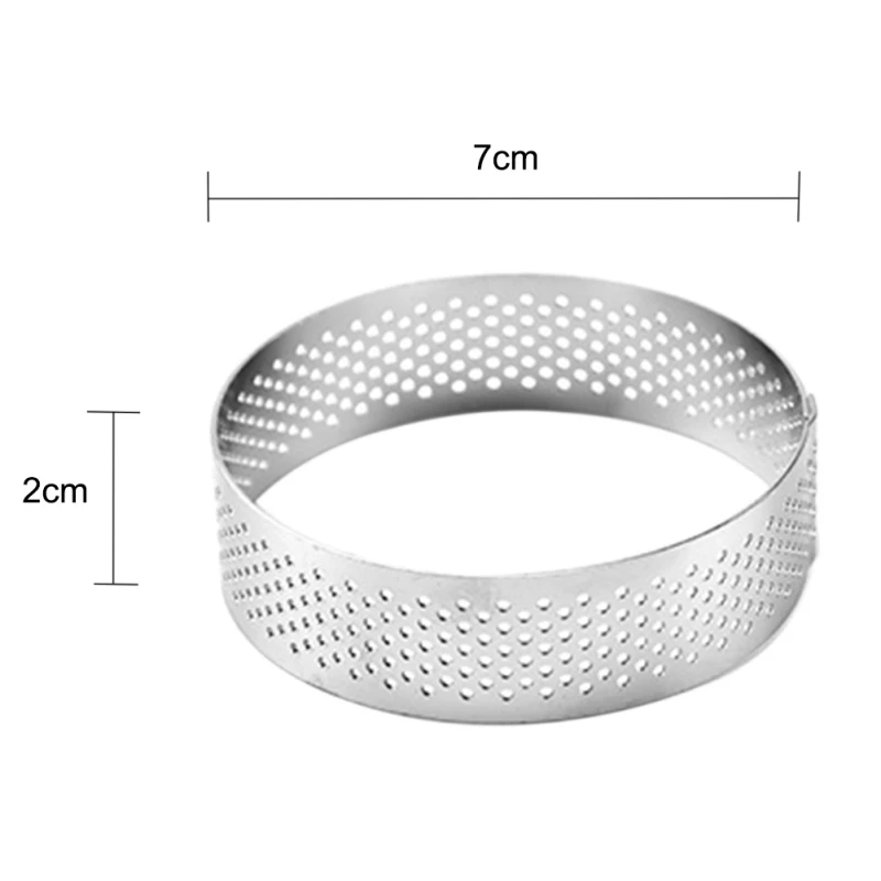 Бытовой Круглый с отверстием французский стиль мусс торт кольцо кухня выпечки