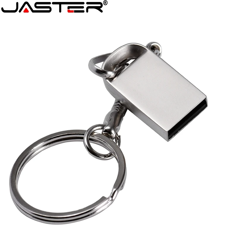 

JASTER USB 2.0 Mini Metal USB Flash Drive 4GB 8GB 16GB 32G 64GB pen drive waterproof usb stick pendrive High speed custom logo