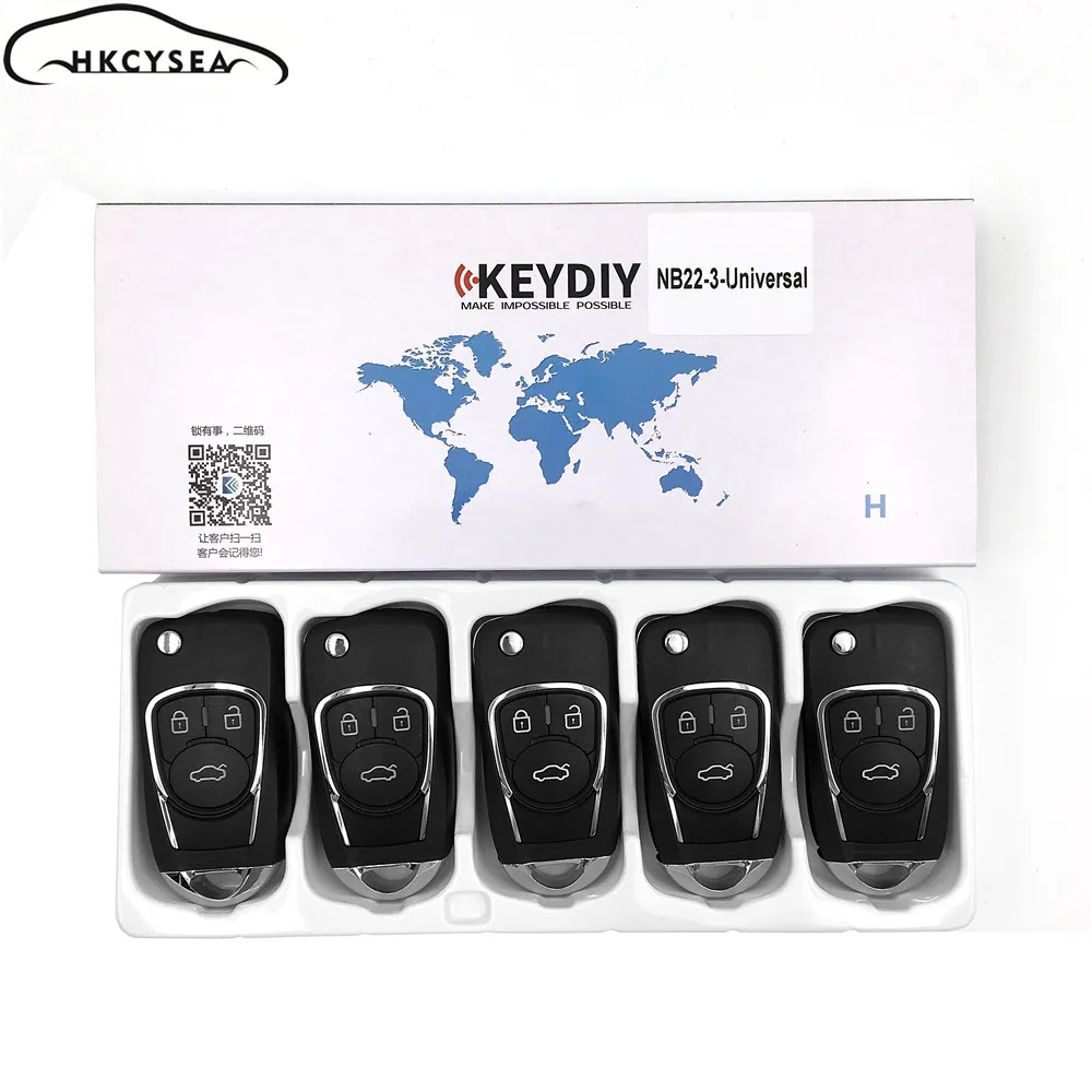 HKCYSEA 5PCS/LOT NB22-3 NB Series Universal Multi-functional 3 Button Remote Control for KD900 KD900+ URG200 KD-X2 Key Master | Автомобили