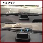 WiiYii C1 Mirror HUD 2020 Новый OBD2 + GPS двойной режим OBD2 Head Up дисплей GPS HUD цифровой мильч KMH Спидометр вода и масло температура обмин