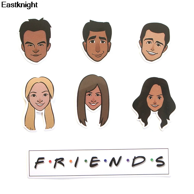 36 шт. креативные Значки для ТВ-шоу с друзьями декоративные наклейки DIY мультяшный