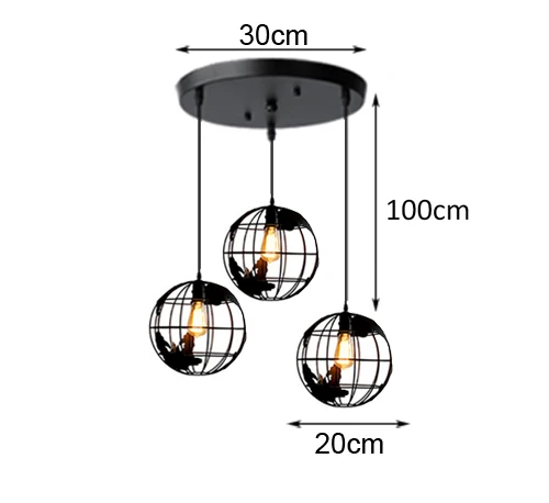 Black Disc 20cm Подвесные светильники черный белый абажур для кухни бар столовая Ресторан кофейня украшение дома подвесной светильник - Цвет корпуса: Black Disc 20cm