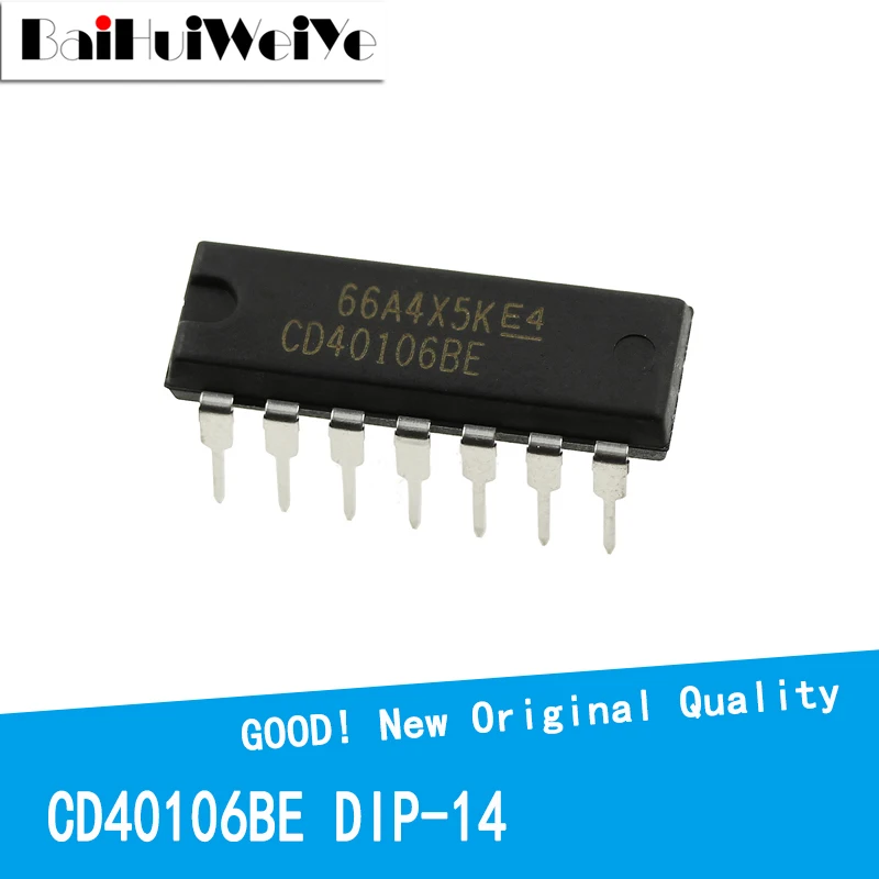 10 шт./лот CD40106BE CD40106 40106BE DIP-14 40106 новый оригинальный IC хорошее качество чипсет в наличии