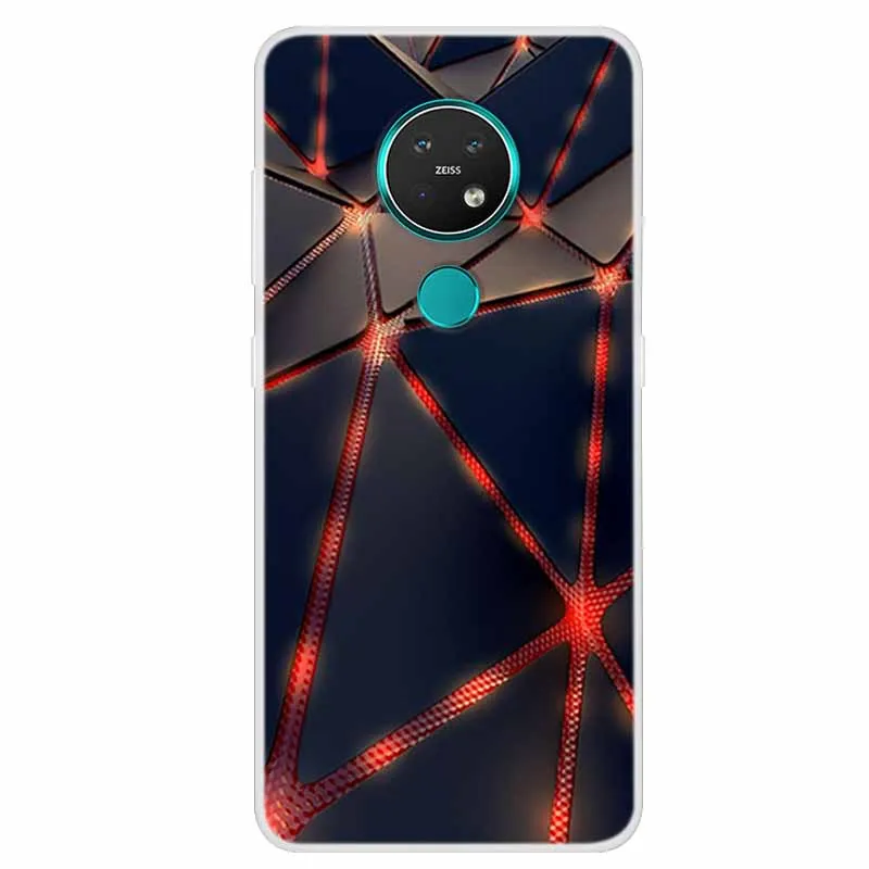 Фото Чехол для Nokia 7,2 6,2 C30 C20, прозрачная Мягкая силиконовая задняя крышка из ТПУ для Nokia 6,2, чехлы для телефонов, бампер, крышка NokiaC30 C20 Para №4