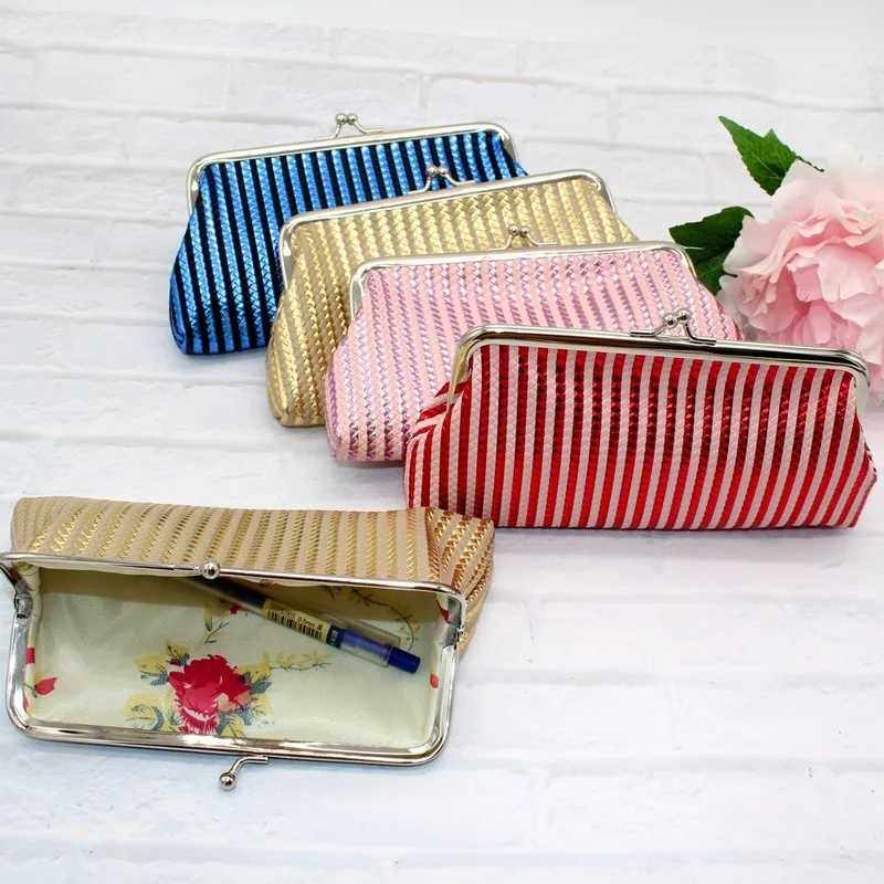 ETya Laser модная женская косметичка для путешествий сумки макияжа вязаные полосатые