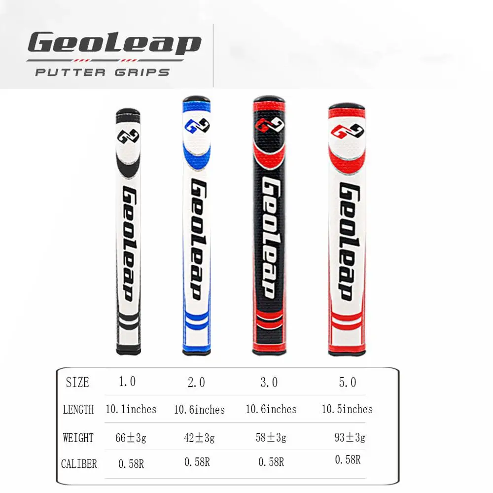 Geoleap круглый клюшки для гольфа Ручки PU Материал ощущение мягкости на коже 1 0 2 два