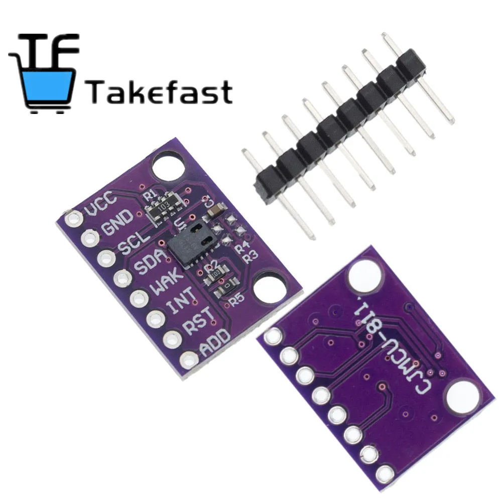 Газовый Сенсор обнаружения двуокиси углерода модуль CCS811 CO2 eCO2 TVOC качества