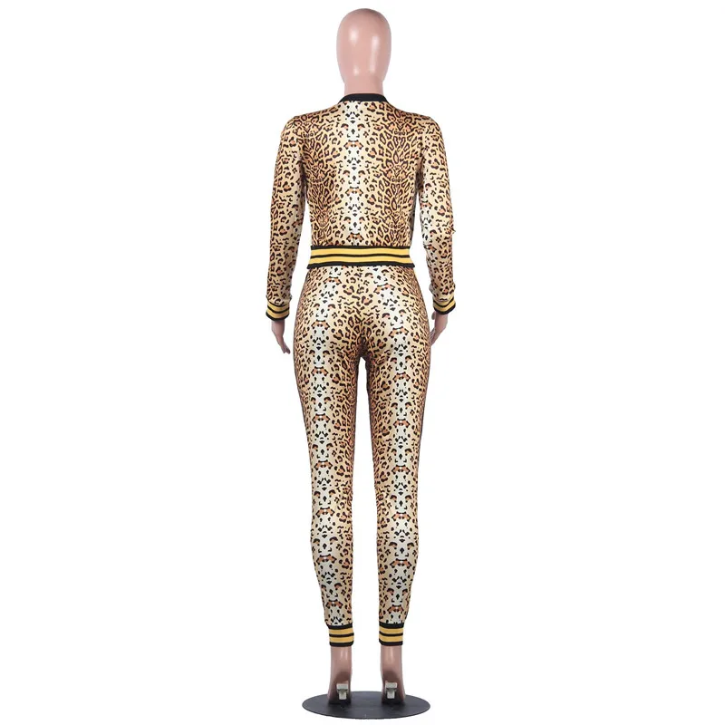 Осенние женские комплекты одежды пальто на молнии с длинным рукавом и круглым