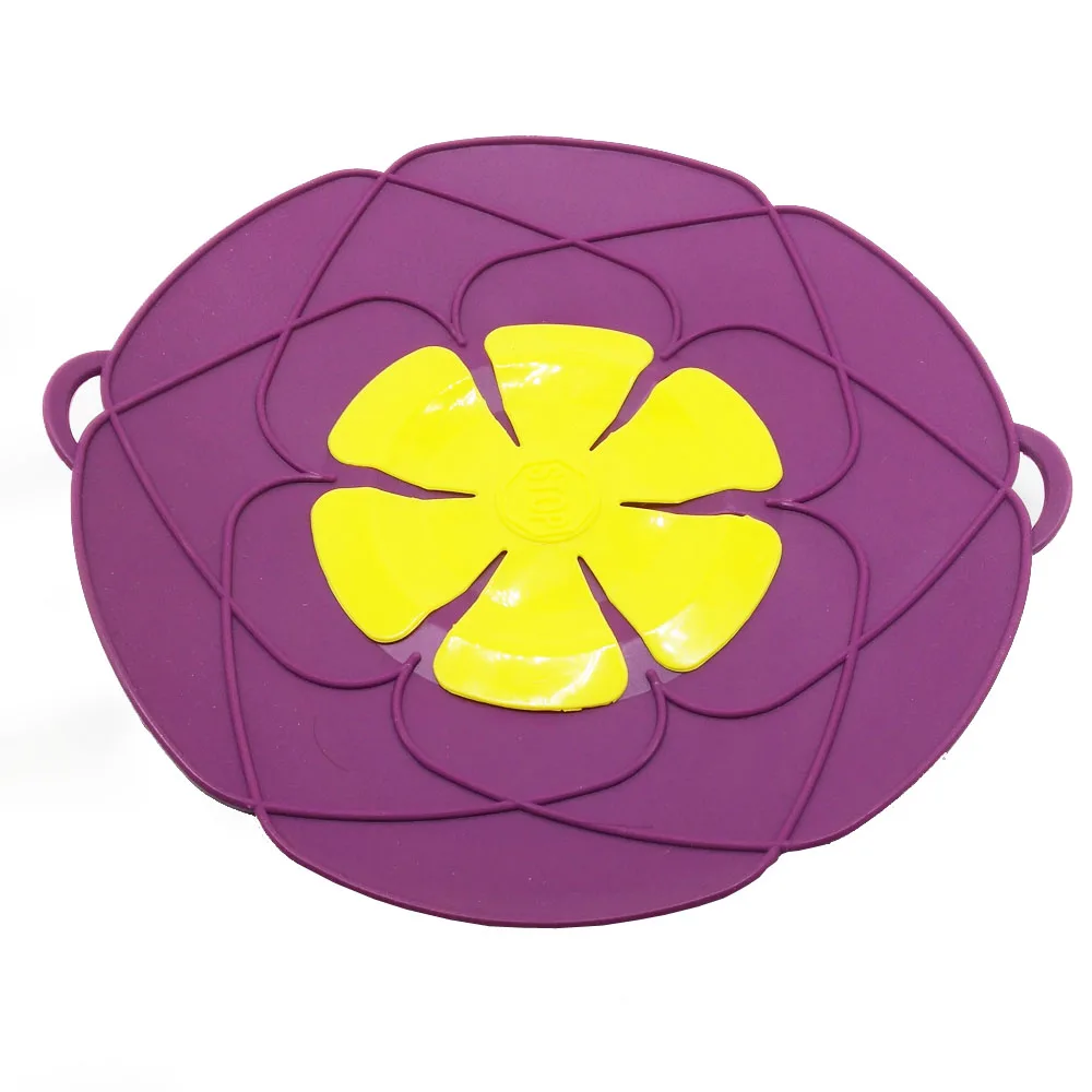 4 вида цветов силиконовая крышка пробки для горшок кастрюля Кухня аксессуары