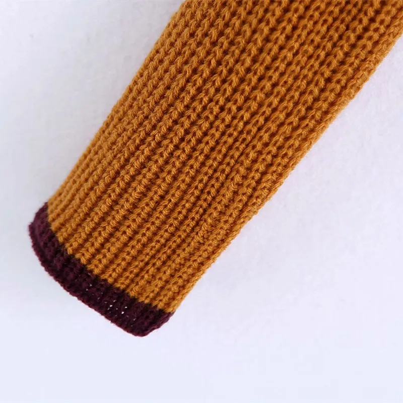 

Casual Women O Neck Sleeve Double Wear Knitter 2021 Spring-autumn Fashion Ladies England Style Sweater Female Linen Sweater