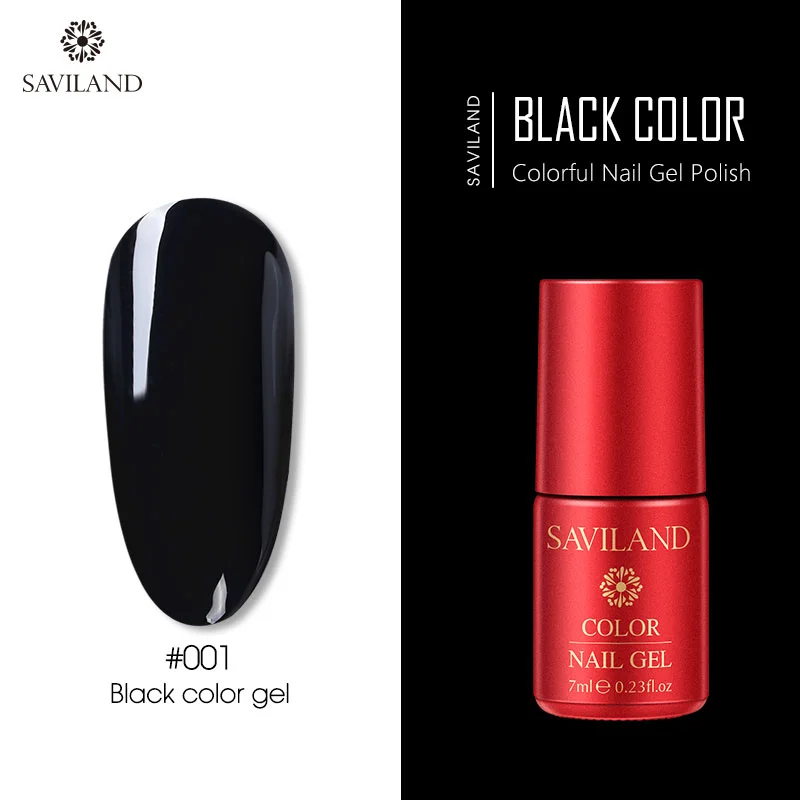 Black Color Gel SAVILAND 3D Рисунок металлик гель проволока рисунок гель для ногтей креативные Гвозди Искусство УФ гель 2 в 1 гель лак для ногтей для вытягивания линии - Цвет: Black Color Gel