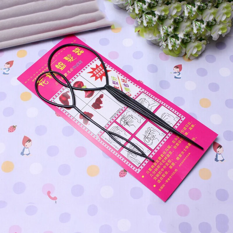 2 шт./компл. магический конский хвост пластиковые петли инструменты для укладки