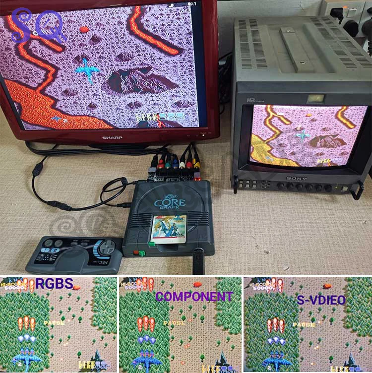 Преобразователь сигнала аудио и видео для SCART/RGBS/компонент/S-VIEO/CBVS Выходная