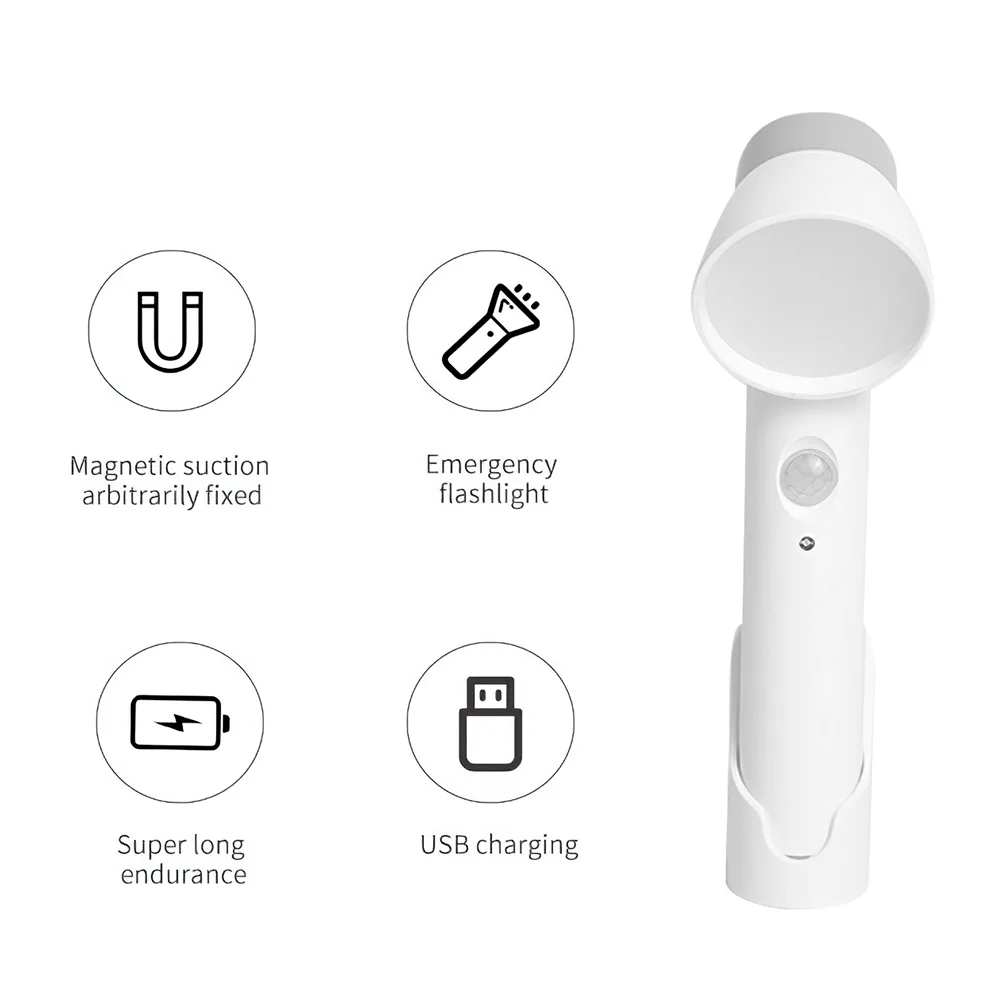 Ночник с датчиком движения светодиодный светильник для умного дома USB-зарядкой