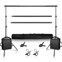 photography studio backdrops stand portable background support kit for photo studio muslin backdrops canvas with carrying bag