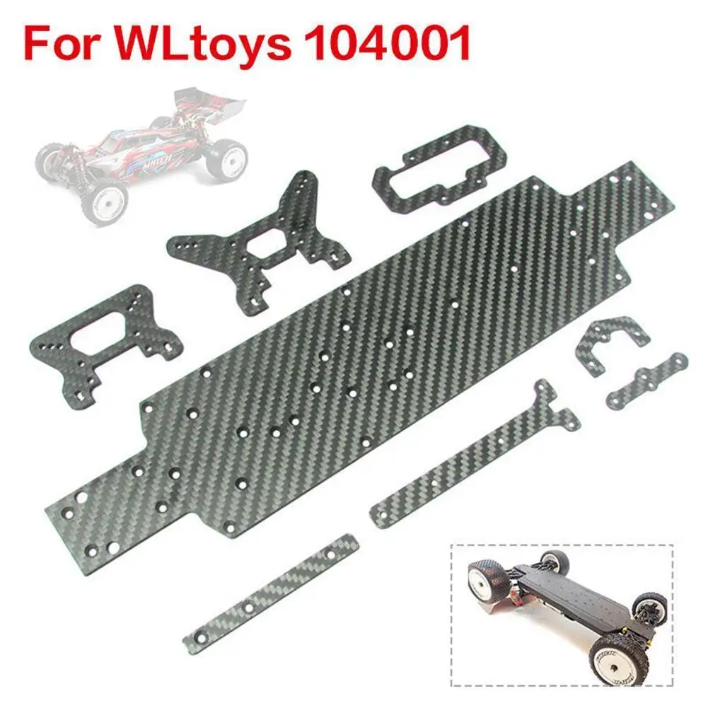 

New Original RC Car Shock Absorber Part For WLtoys 104001 1:10 off-road Upgrade Carbon Fiber Chassis Shock Aabsorber Bracket