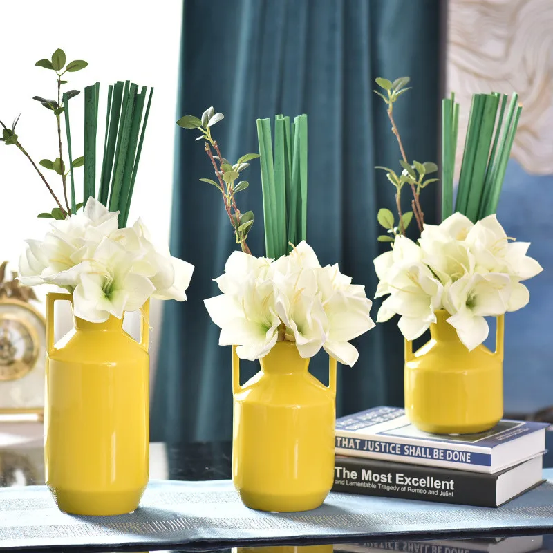 Керамическая Настольная ваза ремесла фигурки аксессуары для дома украшение