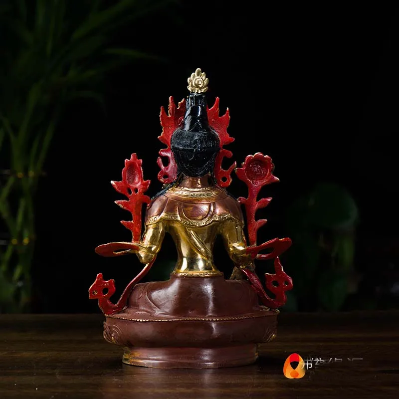 Оптовая продажа тибетский буддист statues-21cm-bless для безопасности семьи богатства