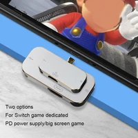 type c three in one expansion dock for switch game console projection screen support pd fast charge 4k hd mini hub accessories