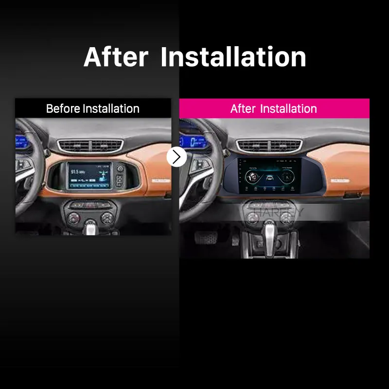 Harfey Android 9.1 9 inch Car radio for 2012-2019 Chevy Chevrolet Onix Support SWC Carplay DVR 3G Network Multimedia player | Автомобили и