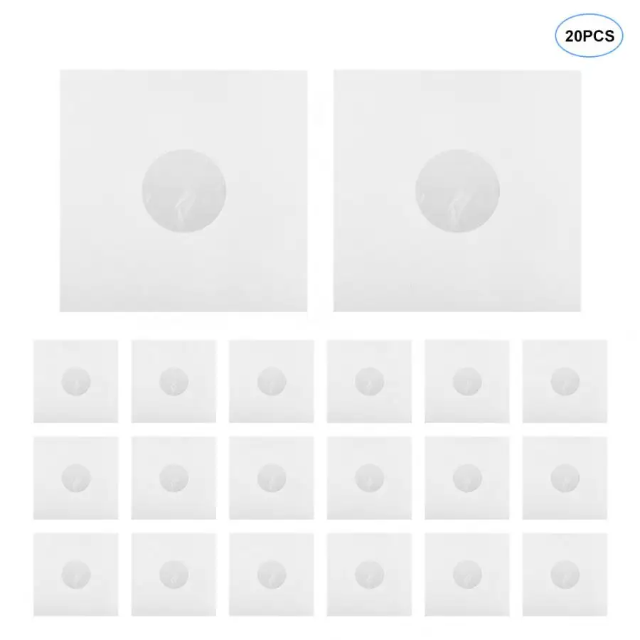 20 шт. 12 дюймов бумажная виниловая крышка для проигрывателя компакт дисков