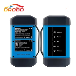 Новейший диагностический адаптер LAUNCH X431 HD для тяжелых грузовиков, работает с программным обеспечением X431 V + X431 Pro3 pad ii 2, бесплатное онлайн обновление