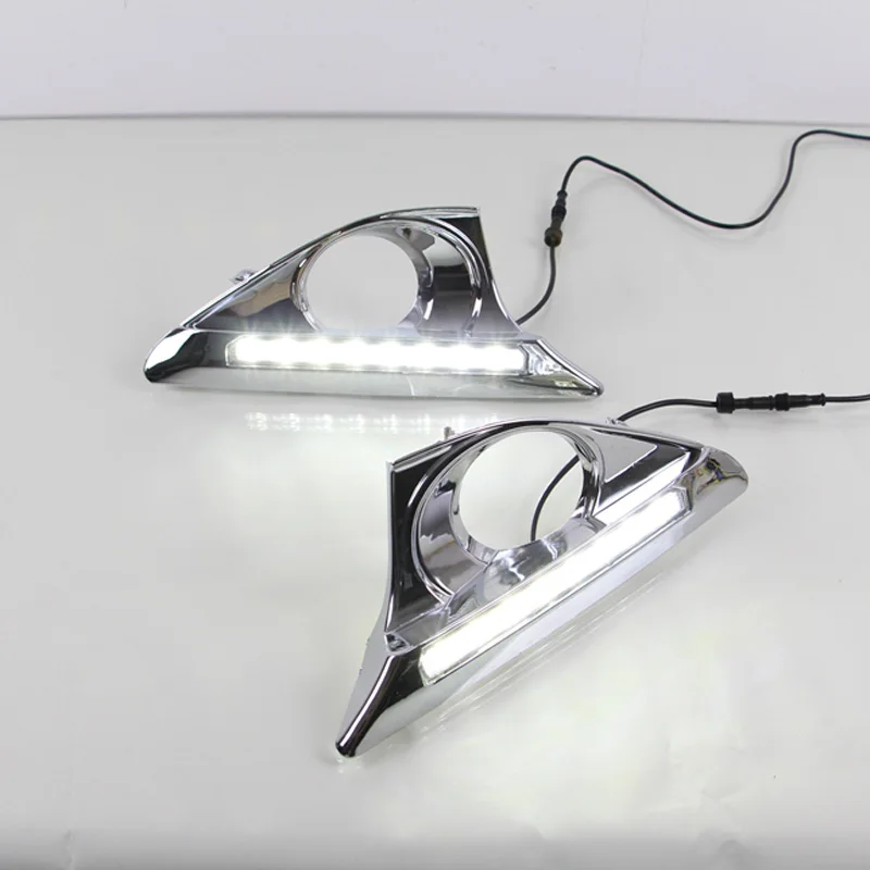 LED Daytime Running Light For Toyota Camry 2012 2013 2014 Waterproof 12V Fog Lamp Decoration Bumper Driving DRL | Автомобили и