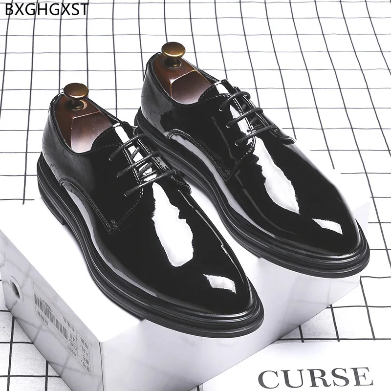 

Brown Oxford Shoes for Men Formal Suit Shoes for Men Office 2023 Luxury Designer Dress Shoes Mens Fashion Chaussure Homme Sapato