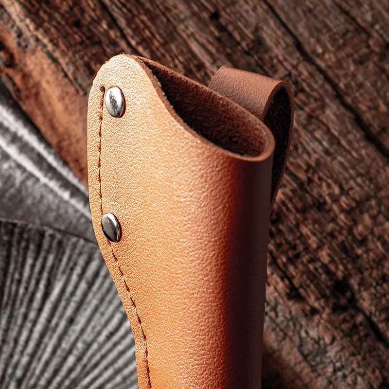 Чехол для ножа 24 см кожаный с поясной пряжкой |