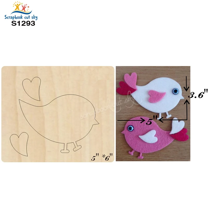 

Bird S1293 Muyu Wooden Mold Cutting Dies Suitable For Market General Machines