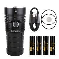 sofirn q8 pro powerful 11000lm led flashlight usb c rechargeale torch with 4 cree xhp50 2 anduril 2 0 reverse charging