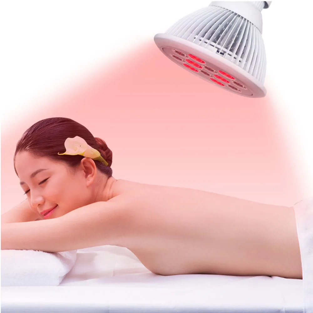 

Health Care LED Bulb Lights For Skin and Pain Relief Red Light Infrared Therapy 660nm 880nm for Muscle Neck Pain Safe Free D35