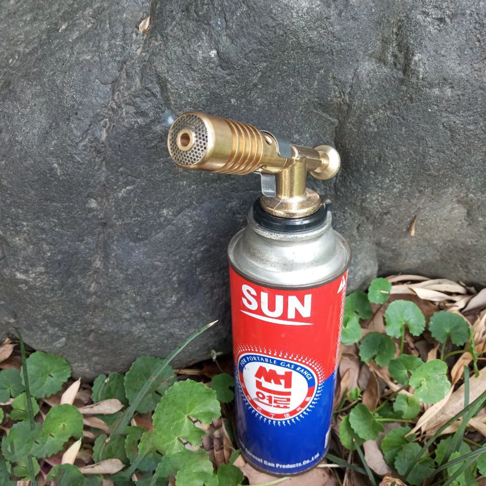 Газовая горелка медная Бутановая газовая зажигалка для нагрева сварки кемпинга