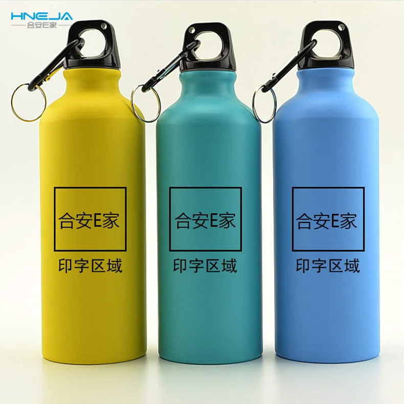 500 мл алюминиевая Спортивная бутылка с животным узором креативная чашка Милая