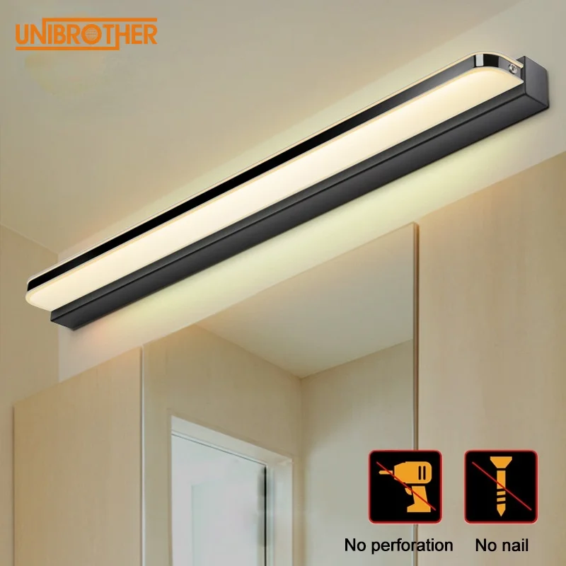 

Waterproof LED Mirror 9W 12W Front Light AC220V Wall Mounted Bathroom Liviling Room Bedroom Makeup LED Wall Lamp