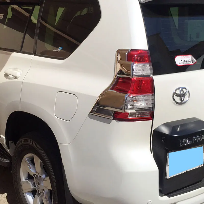 

Car Accessories Chrome Tailights Trim For Toyota Land Cruiser Prado 150 LC150 Prado 2014 2015 2016 2017