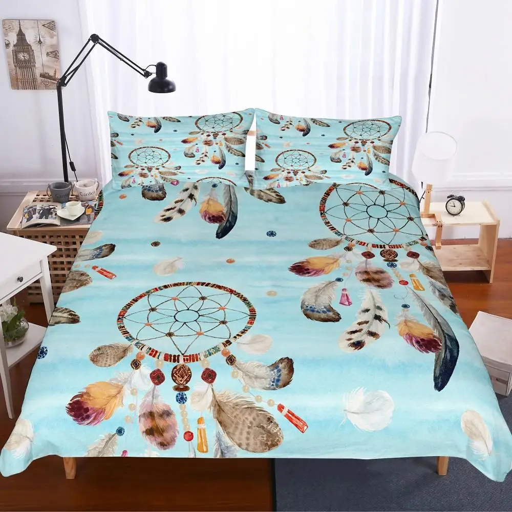 Ловец снов постельные принадлежности набор мягкая микрофибра наволочка чехол 3D