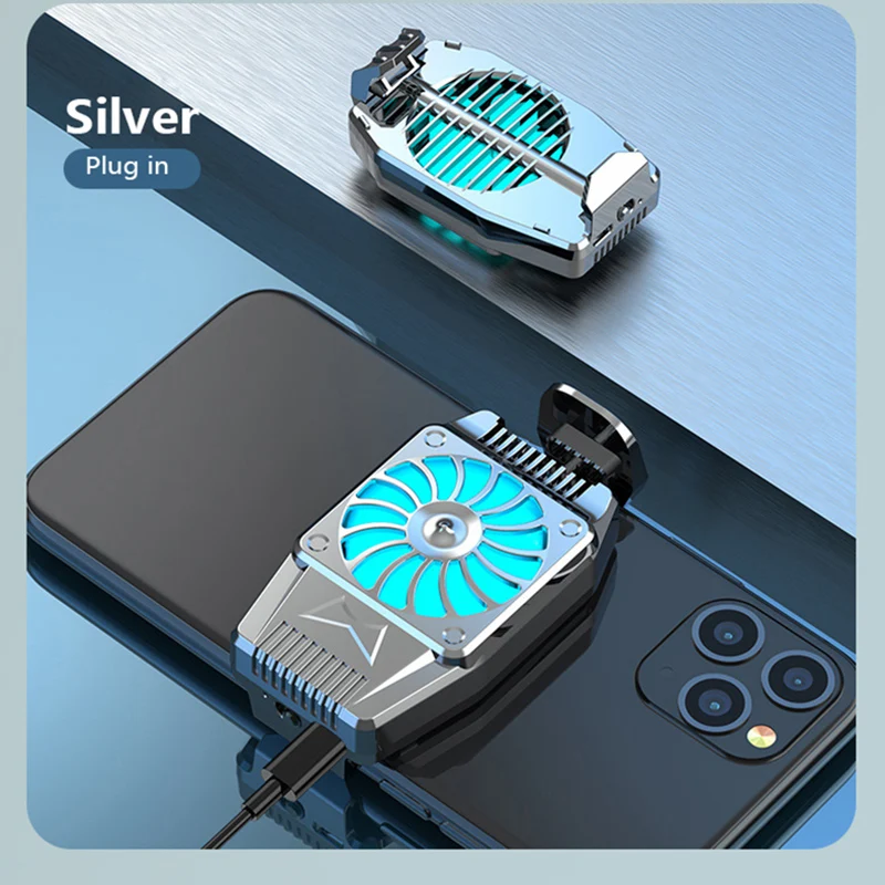 Новый MobilePortable охлаждающий вентилятор игровой мобильный телефон кулер с питанием