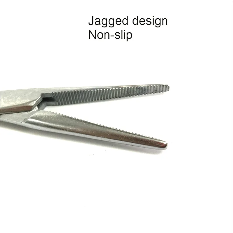 Гемостатические щипцы с прямой головкой 140 мм медицинские плоскогубцы из