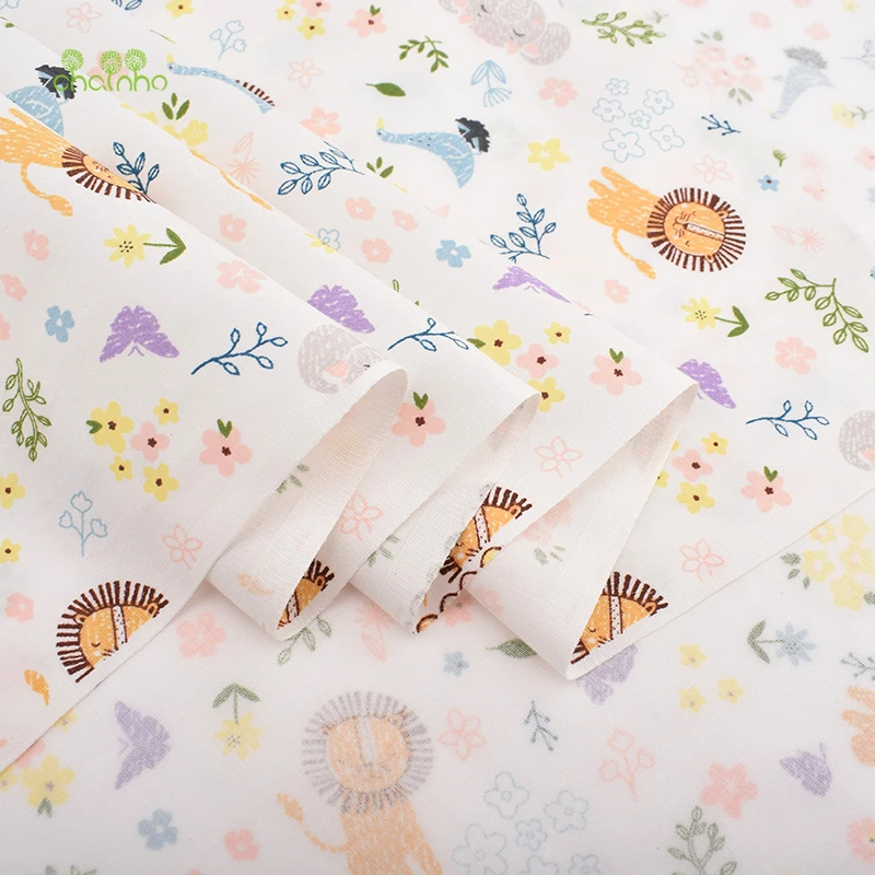 Printed Twill Cotton Fabric Happy Time For Summer Patchwork Cloth DIY Quilting Sewing Baby&ampChildren's Bed Clothes Material | Дом и сад