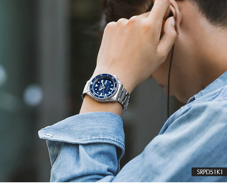 Оригинальные официальные новые SEIKO часы автоматические механические ныряльщик водонепроницаемые светящиеся Men'sWatch Азия