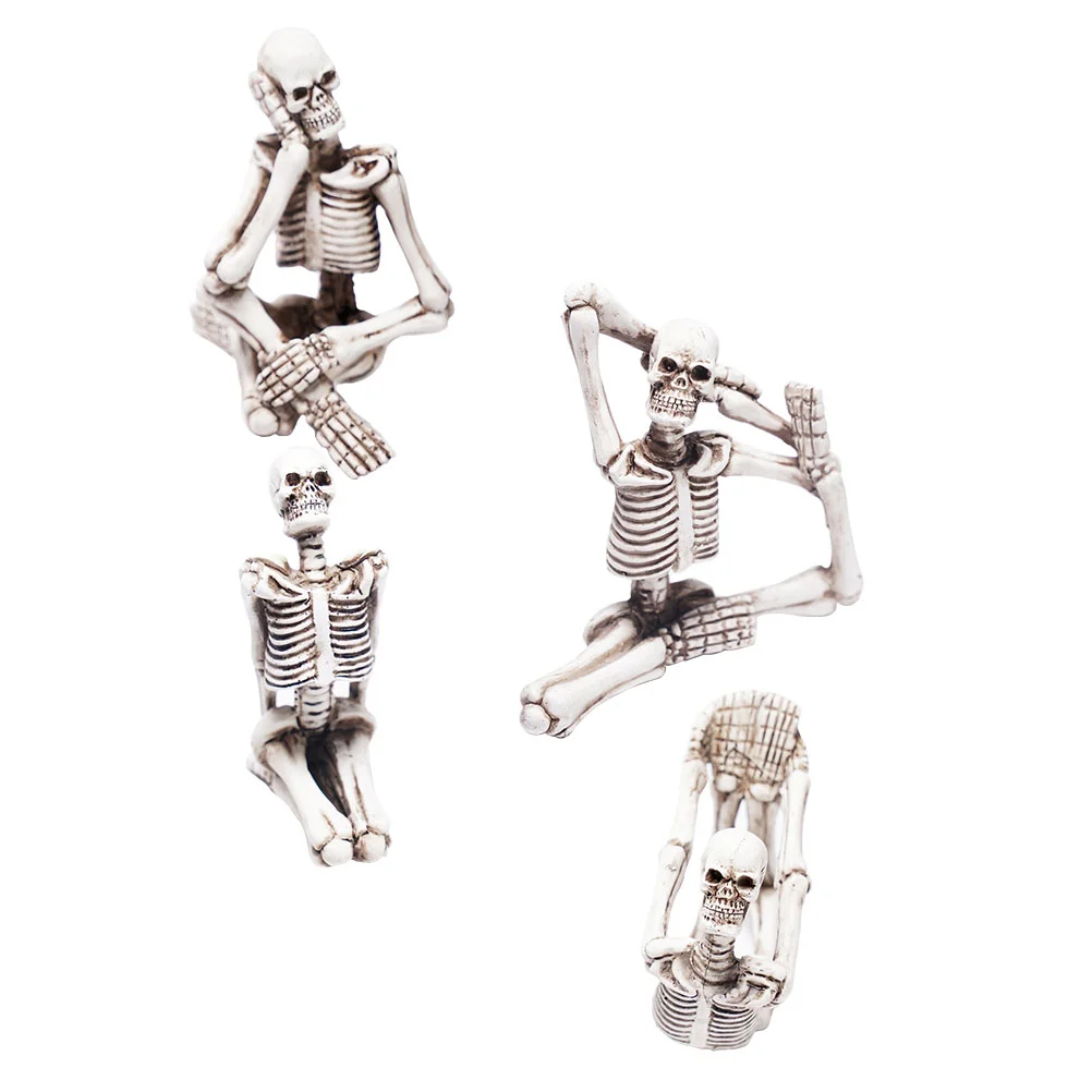 

4Pcs Skeleton Bones Decorations Festival Decorations Party Decors