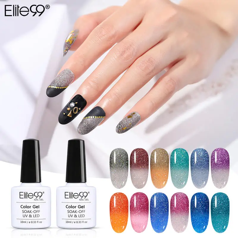 Лазер Elite99 для термального дизайна ногтей Гибридный Гель-лак мерцающий меняющий