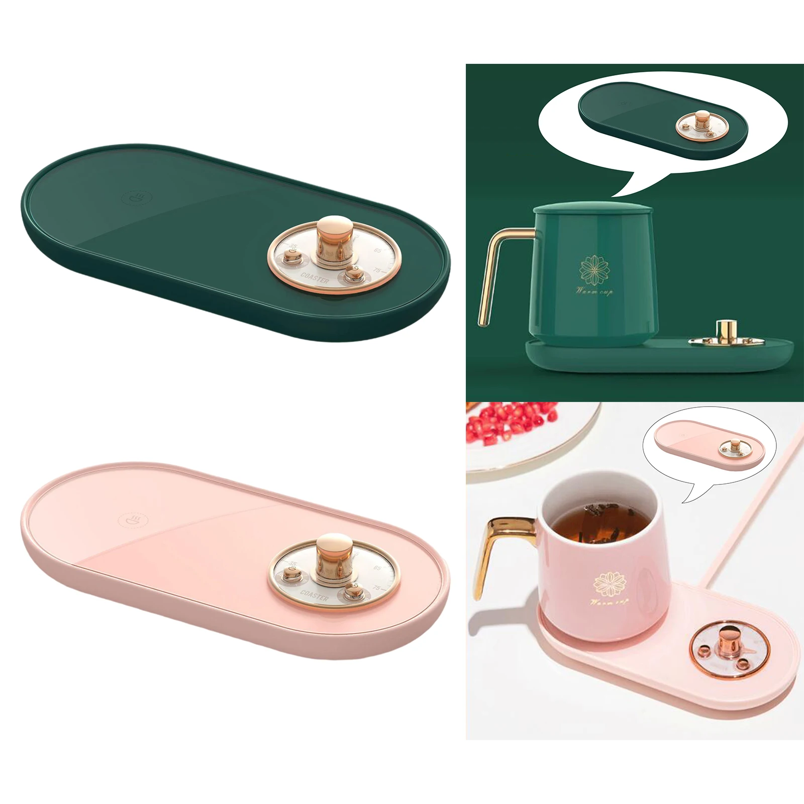 

Electric USB Smart Mug Warmer Desktop Milk Drinking Cup Heating Pad Tray