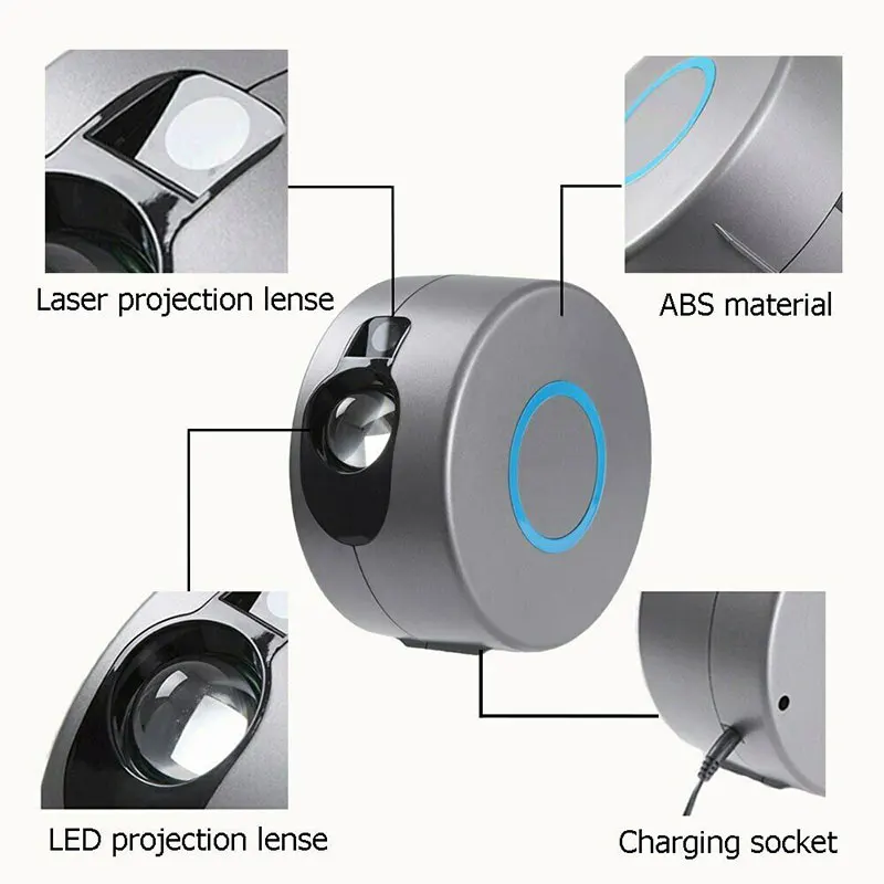 

Colorful Star Moon Galaxy Night Light For Children Kids Bedroom Decor Projector Rotating Nursery Night Light LED Baby Lamp